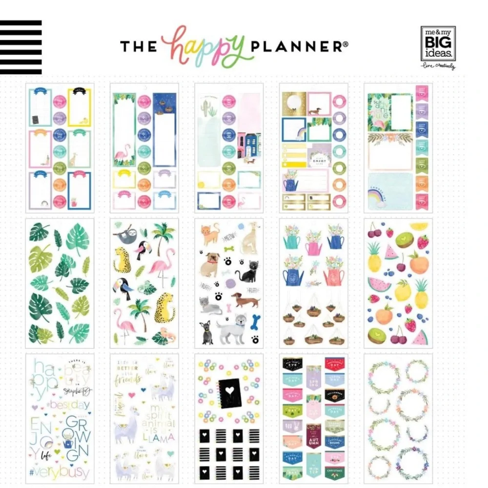 The Happy Planner “Happy Illustrations” Sticker Book